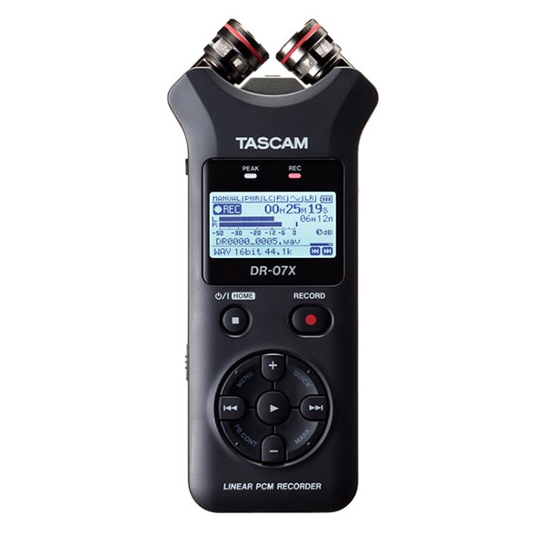 TASCAM リニアPCMレコーダー DR-07X：商品イメージ
