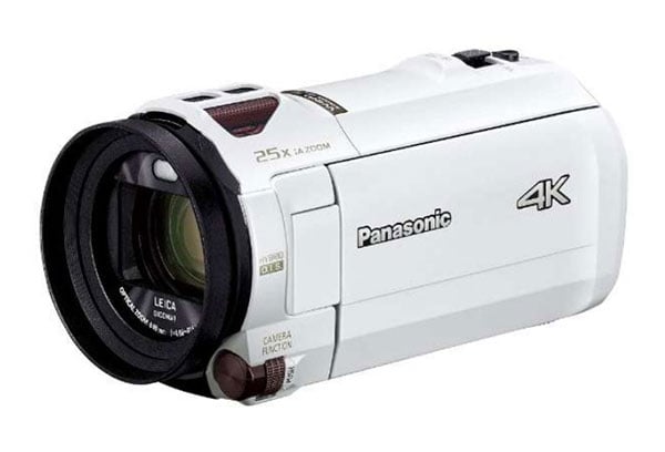 パナソニック 4K対応ビデオカメラ HC-VX992MS ピュアホワイト：商品イメージ