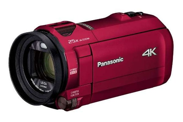 パナソニック 4K対応ビデオカメラ HC-VX992MS レッド：商品イメージ