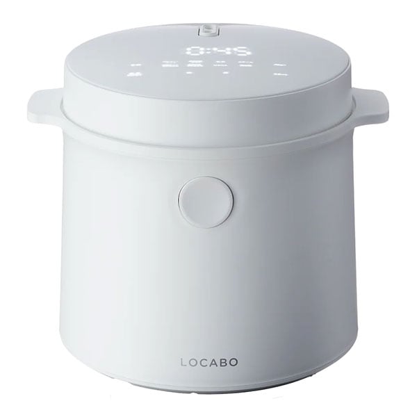 糖質カット炊飯器 LOCABO JM-C20E-W ホワイト：商品イメージ