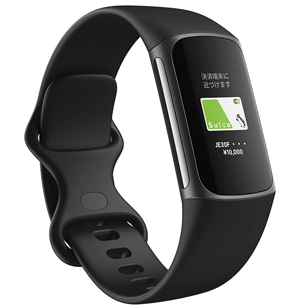 Fitbit GPS搭載フィットネストラッカー Charge5 FB421BKBK-FRCJK ブラック／グラファイト ステンレススチール 商品イメージ1