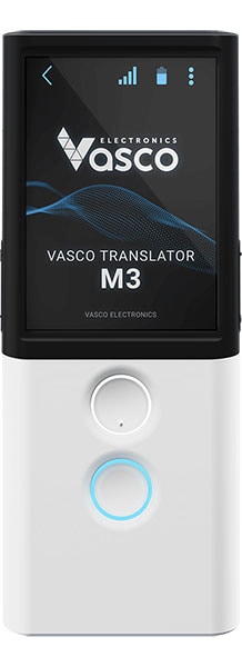 Vasco Electronics 翻訳機 Vasco Translator M3 M3-Arctic White：商品イメージ