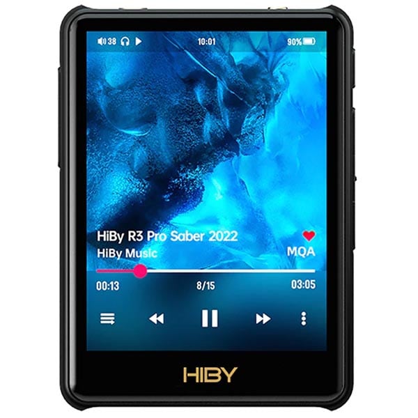 HiBy デジタルオーディオプレイヤー HiBy New R3Pro Saber ブラック：商品イメージ