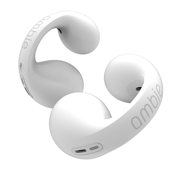 アンビー ワイヤレスイヤホン ambie sound earcuffs AM-TW01-WC ホワイト：商品イメージ