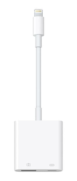 Apple Lightning USB-3 カメラアダプタ MK0W2AM/A：商品イメージ