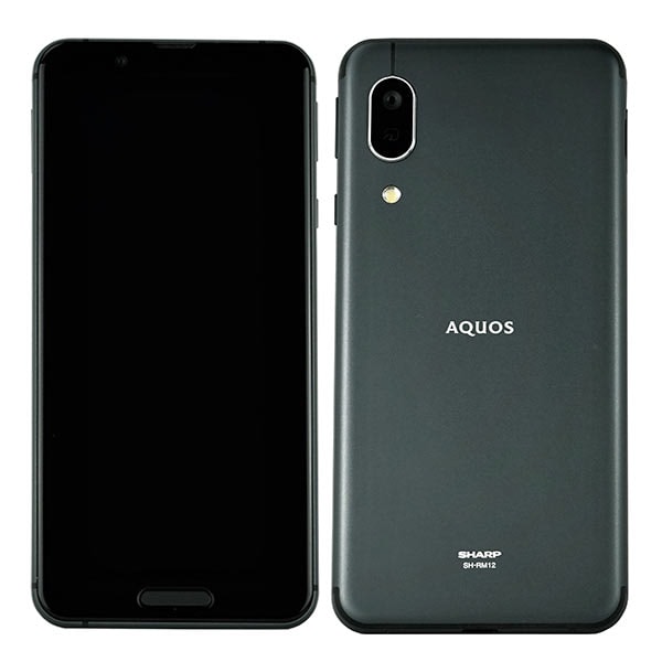 シニアファッション AQUOS sense3 lite ブラック 64 GB SIMフリー 