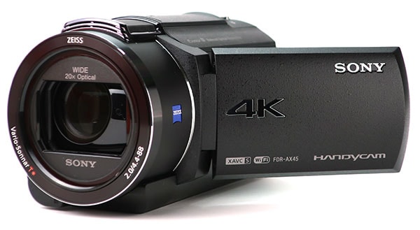 【レンタルで試す 4泊5日～】ソニー 4K対応ビデオカメラ FDR-AX45 ブラック