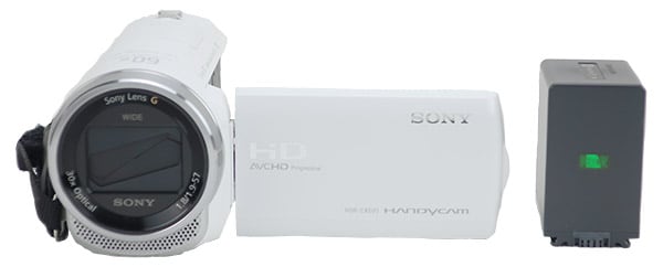 ソニー ビデオカメラ HDR-CX680 ホワイト 予備バッテリーセット 商品イメージ2