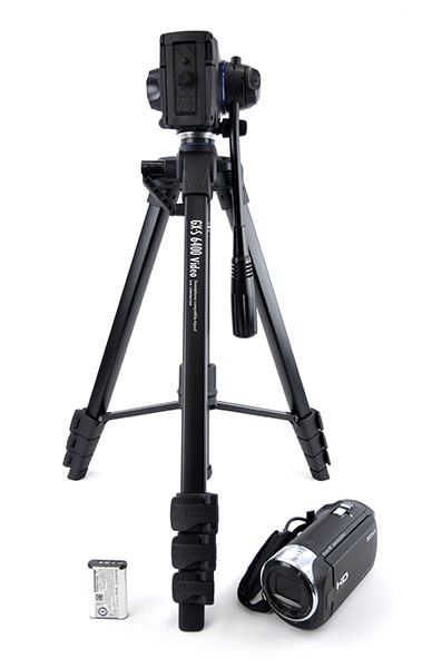 ソニー デジタルビデオカメラ HDR-CX470 ブラック 三脚＆予備バッテリーセット：商品イメージ