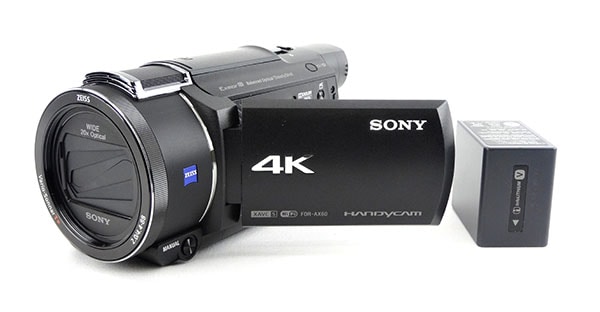 SONY デジタルビデオカメラ FDR-AX60 ブラック 予備バッテリーセット ゲオあれこれレンタル