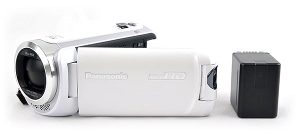 パナソニック デジタルビデオカメラ HCW590MS ホワイト 予備バッテリーセット：商品イメージ