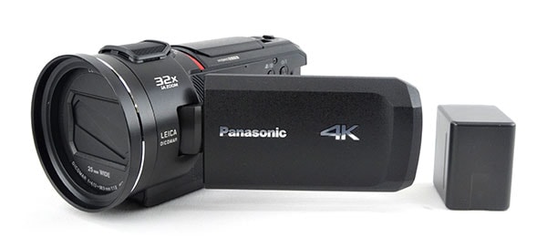 パナソニック デジタル4Kビデオカメラ HC-VX2MS-K ブラック 予備バッテリーセット 商品イメージ1