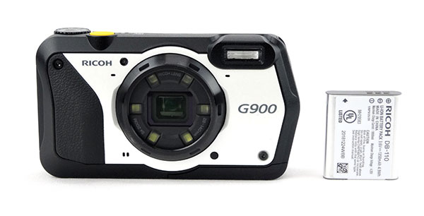 リコー 防水・防塵・業務用コンパクトデジカメ G900 予備バッテリーセット：商品イメージ