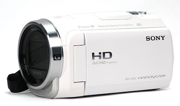 ソニー ビデオカメラ HDR-CX680 ホワイト 商品イメージ2