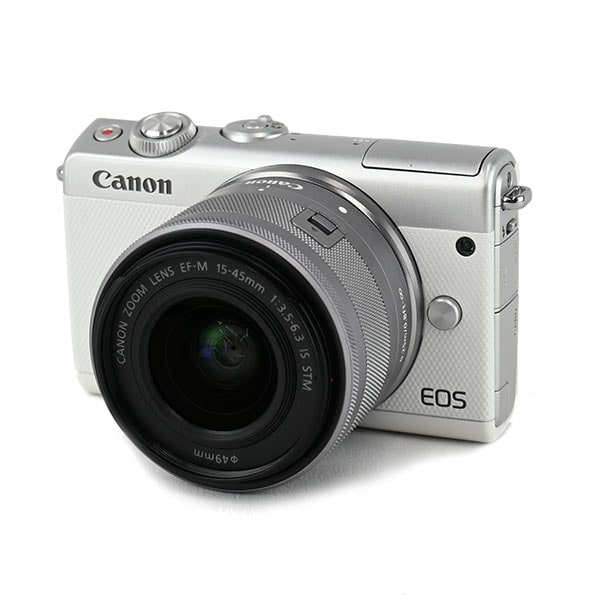 キヤノン ミラーレス一眼カメラ EOS M100 ホワイト レンズキット 