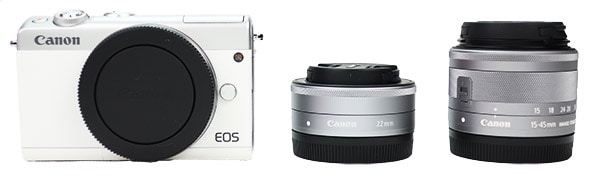 キヤノン ミラーレス一眼カメラ EOS M100 ホワイト レンズキット | カメラのお試し・サブスクならゲオあれこれレンタル