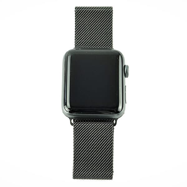 Apple Watch Series3 GPSモデル 42mm スペースグレイアルミニウムケース STB：商品イメージ