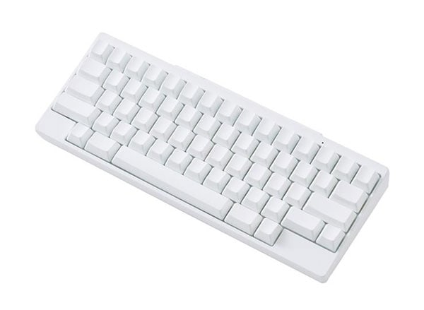 PFU キーボード Happy Hacking Keyboard Professional HYBRID Type-S 無刻印／雪（英語配列）PD-KB800YNS：商品イメージ