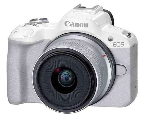 キヤノン ミラーレス一眼カメラ EOS R50 RF-S18-45 IS STM レンズキット ホワイト 商品イメージ1