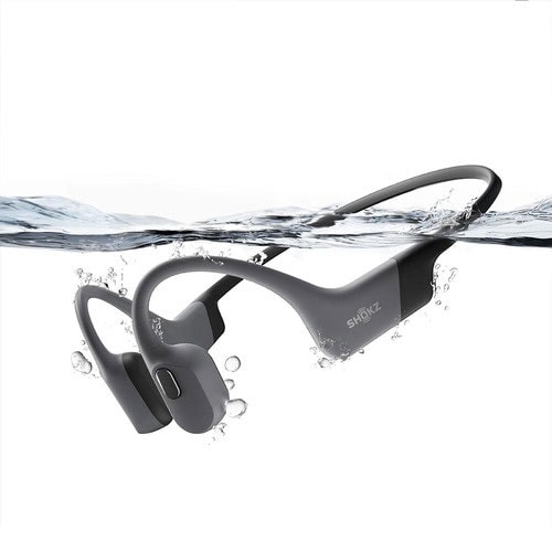 Shokz 骨伝導ブルートゥースイヤホン 耳かけ型 OpenSwim Pro SKZ-EP-000028 グレー 商品イメージ2